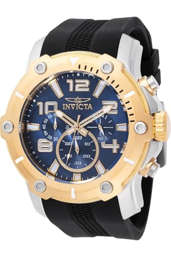 Invicta Pro Diver 45740 Quarz Herrenuhr - 51mm, Farbe: Silber, 51.5, Band von Invicta