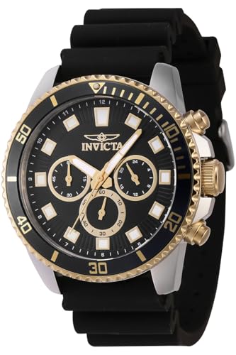 Invicta Pro Diver 46120 Quarz Herrenuhr - 45mm, Silber, 45 von Invicta