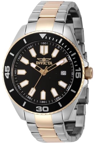 Invicta Pro Diver 46319 Quarz Herrenuhr - 43mm, Silber, 43, Armband von Invicta