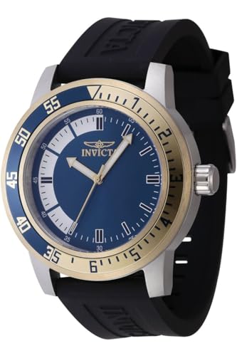 Invicta Specialty 47280 Quarz Herrenuhr - 45mm, Silber, 45 von Invicta