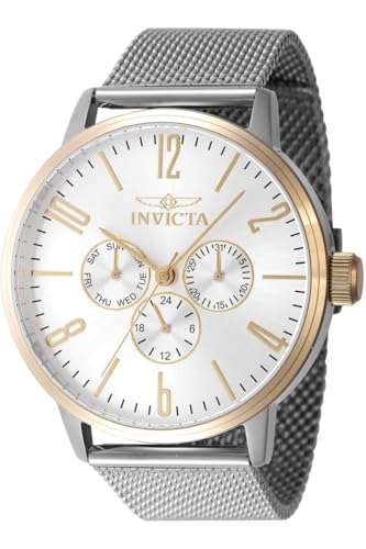 Invicta Specialty 47595 Quarz Herrenuhr - 44mm, Silber, 44 von Invicta