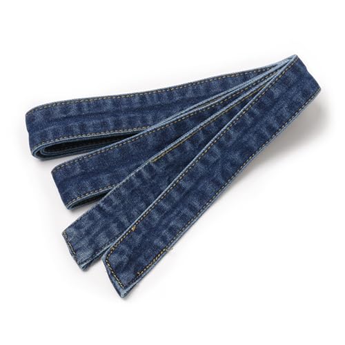 Inzegao Jeans-Taillengürtel für Damen, Denim, Hemd, Kleid, Jacke, Trenchcoat, Strampler, Jeans, 200 x 3,6 cm, Dunkelblau, Einheitsgröße Inzegao Jeans-Taillengürtel für Damen, Denim, Hemd, Kleid, Jacke, Trenchcoat, Strampler, Jeans, 200 x 3,6 cm, Dunkelblau, Einheitsgröße von Inzegao