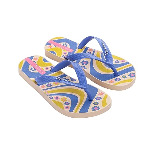 Ipanema Classic XII Kids Flipflop, BEIGE/Blue/Yellow, 37 EU von Ipanema