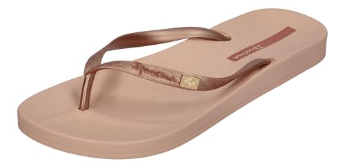 Ipanema Damen ANAT BRASILIDADE FEM, BEIGE/Metalic PINK, 41.5 EU Schmal von Ipanema