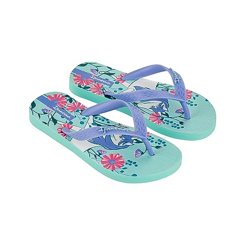 Ipanema Unisex Kinder Temas Xiv Kids Flipflop, Green Blue Pink, 33/34 EU von Ipanema