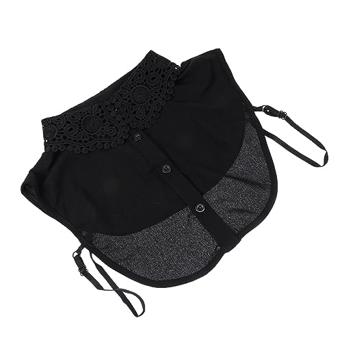 Ipetboom 1 Stück Gefälschtes Hemdkragen Chiffonbluse Kragenbluse für abnehmbarer falscher Kragen Kostüm pullunder damen bluse damen halb falscher Kragen Pullover gefälschter Kragen Black Ipetboom 1 Stück Gefälschtes Hemdkragen Chiffonbluse Kragenbluse für abnehmbarer falscher Kragen Kostüm pullunder damen bluse damen halb falscher Kragen Pullover gefälschter Kragen Black von Ipetboom