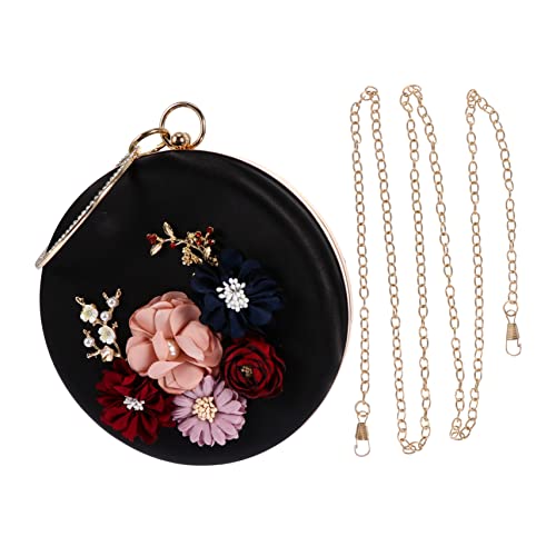 Ipetboom 1 Stück Runder Abendtasche Damen Clutch mit Kette für Hochzeiten Partys Abendveranstaltungen Modisches Design Handytasche für Reisen Ipetboom 1 Stück Runder Abendtasche Damen Clutch mit Kette für Hochzeiten Partys Abendveranstaltungen Modisches Design Handytasche für Reisen von Ipetboom