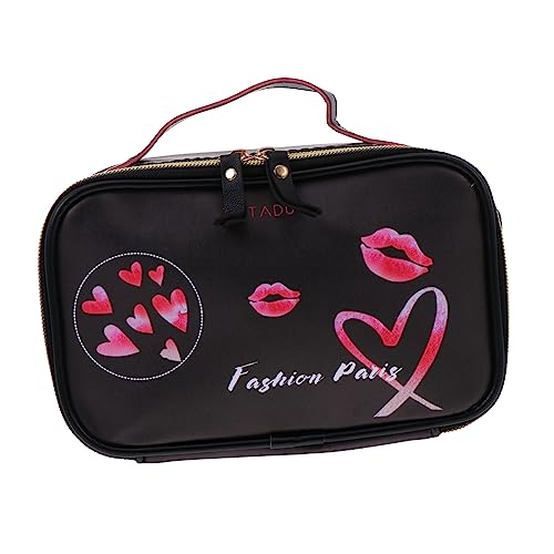 Ipetboom 1Stk Make-up-Kulturbeutel Organizer-Taschen für die Reise tragbare Kosmetiktasche Make-up-Organizer-Tasche Aufbewahrungstasche Kosmetik-Organizer Makeup Tasche bilden Wäschesack Pu von Ipetboom