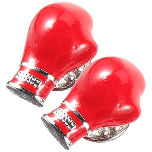 Ipetboom 2 Stück Boxhandschuh Broschen für Männer Stilvolle Anstecknadeln mit Box für Outfits Haltbarem Metall für Fitness Ipetboom 2 Stück Boxhandschuh Broschen für Männer Stilvolle Anstecknadeln mit Box für Outfits Haltbarem Metall für Fitness von Ipetboom
