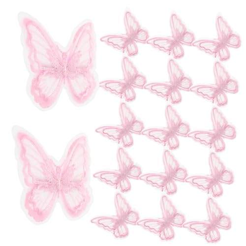 Ipetboom 20 Stück Clip Mit Haarnadelkante Hochzeitshaarschmuck Für Frauen Haarnadeln Aus Spitze Mit Schmetterlingsmotiv Geburtstag Haarspange Haarnadel Für Den Kopf Stickerei Mesh Rosa Ipetboom 20 Stück Clip Mit Haarnadelkante Hochzeitshaarschmuck Für Frauen Haarnadeln Aus Spitze Mit Schmetterlingsmotiv Geburtstag Haarspange Haarnadel Für Den Kopf Stickerei Mesh Rosa von Ipetboom