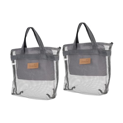 Ipetboom 2Stücke Faltbare Strandtaschen Hochwertigem Netzmaterial Wasserdichte Einkaufstaschen für Babyspielzeug Kosmetik für Familie Urlaub Ipetboom 2Stücke Faltbare Strandtaschen Hochwertigem Netzmaterial Wasserdichte Einkaufstaschen für Babyspielzeug Kosmetik für Familie Urlaub von Ipetboom