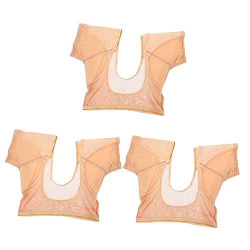 Ipetboom 3 Stück Achselschweißpads Nylon Schnell Trocknendes Sweatshirt Damen von Ipetboom