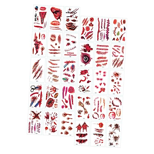 Ipetboom 60 Blatt Halloween-narben Aufkleber Individuelle Temporäre Tattoos Gefälscht Wasserfeste Aufkleber Fake-tattoos Sammeln Wasserdichte Aufkleber Für Erwachsene Bausatz Kostüm Papier Ipetboom 60 Blatt Halloween-narben Aufkleber Individuelle Temporäre Tattoos Gefälscht Wasserfeste Aufkleber Fake-tattoos Sammeln Wasserdichte Aufkleber Für Erwachsene Bausatz Kostüm Papier von Ipetboom