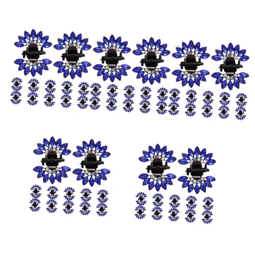 Ipetboom 60 Stk Schmetterlings-Strass-Clip Haarspangen kleine Klaue Mini-Krallenclips Haarklammer Haarnadel Haarkrallen für dünnes Haar kleine Krallenclips für dickes Haar Mädchen Fräulein von Ipetboom