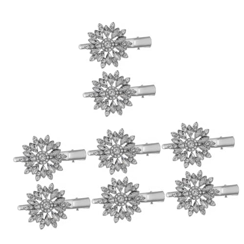 Ipetboom 8 Stk Entenschnabel-Haarspange Haarspangen Haarklammer Krokodilklemmen Dekorative Haarnadel Haarnadeln mit Strasssteinen Tiara Dame Haarnadeln All-Match-Haarnadel Mädchen schmücken von Ipetboom