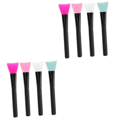 Ipetboom 8 Stk Schlammmaskenpinsel Lidschatten- Silikonbürste Silikon-Gesichtsmaskenpinsel Silikon-Gesichtsmaskenbürste bilden Ton Applikatorpinsel Make-up Pinsel von Ipetboom