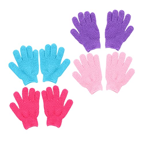 Ipetboom Badehandtücher 8St Bade-Peeling-Handschuhe Badeschwamm Luffa-Handschuh exfoliating glove exfoliate gloves Badetuch Handschuhe für Männer Duschbürste Badehandschuhe zum Duschen von Ipetboom