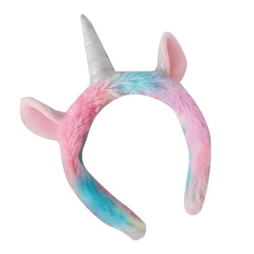 Ipetboom Partykram Halloween-party Einhorn-kopfbedeckung Tragen Geburtstagsfeier Headwear Party-kopfschmuck Kleidungsstile Trajes Für Halloween Für Herren Maskenball Tiara Stirnband von Ipetboom