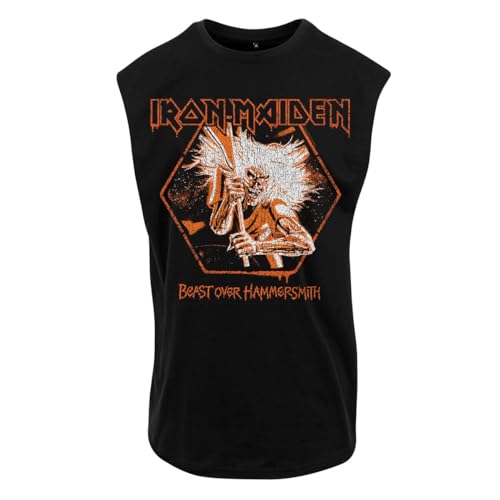 Iron Maiden BOH Hexagon Crop Männer Tank-Top schwarz XL 100% Baumwolle Band-Merch, Bands von Iron Maiden