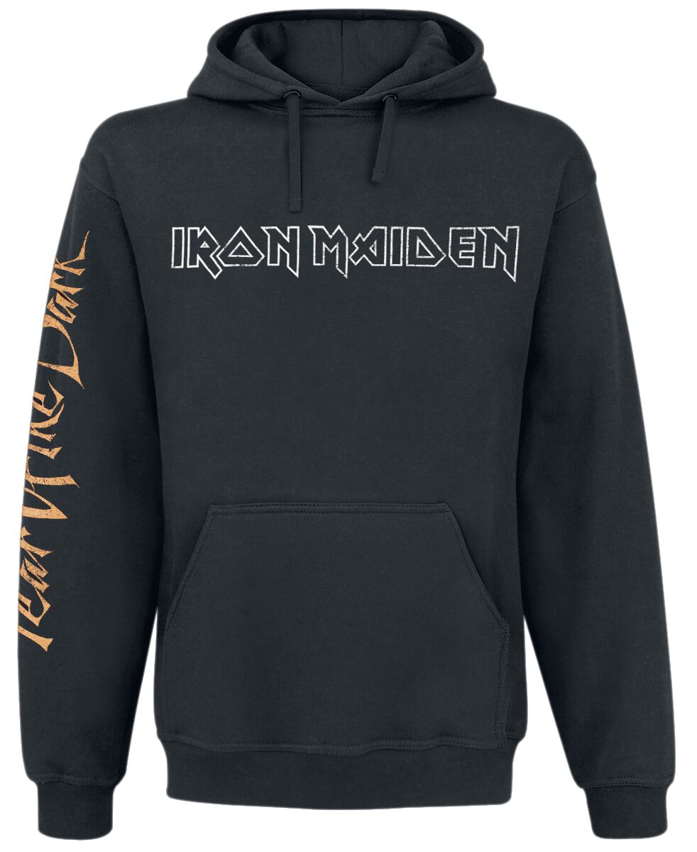 Iron Maiden Kapuzenpullover - Fear Of The Dark - S bis XXL - für Männer - Größe S - schwarz  - Lizenziertes Merchandise! von Iron Maiden