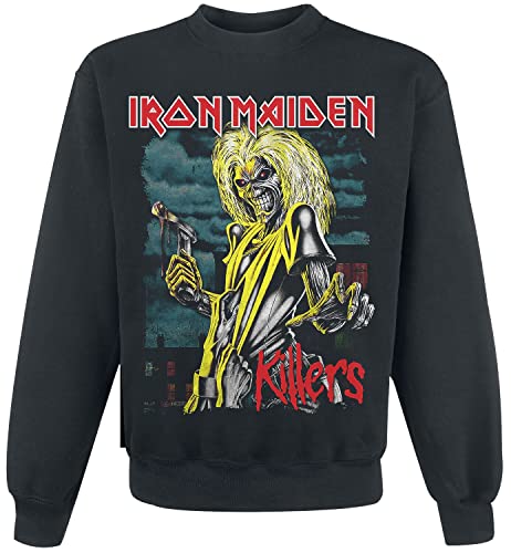 Iron Maiden Killers Green Clouds Männer Sweatshirt schwarz L von Iron Maiden