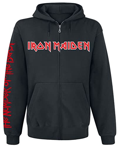 Iron Maiden NOTB Männer Kapuzenjacke schwarz L 50% Baumwolle, 50% Polyester Band-Merch, Bands von Iron Maiden