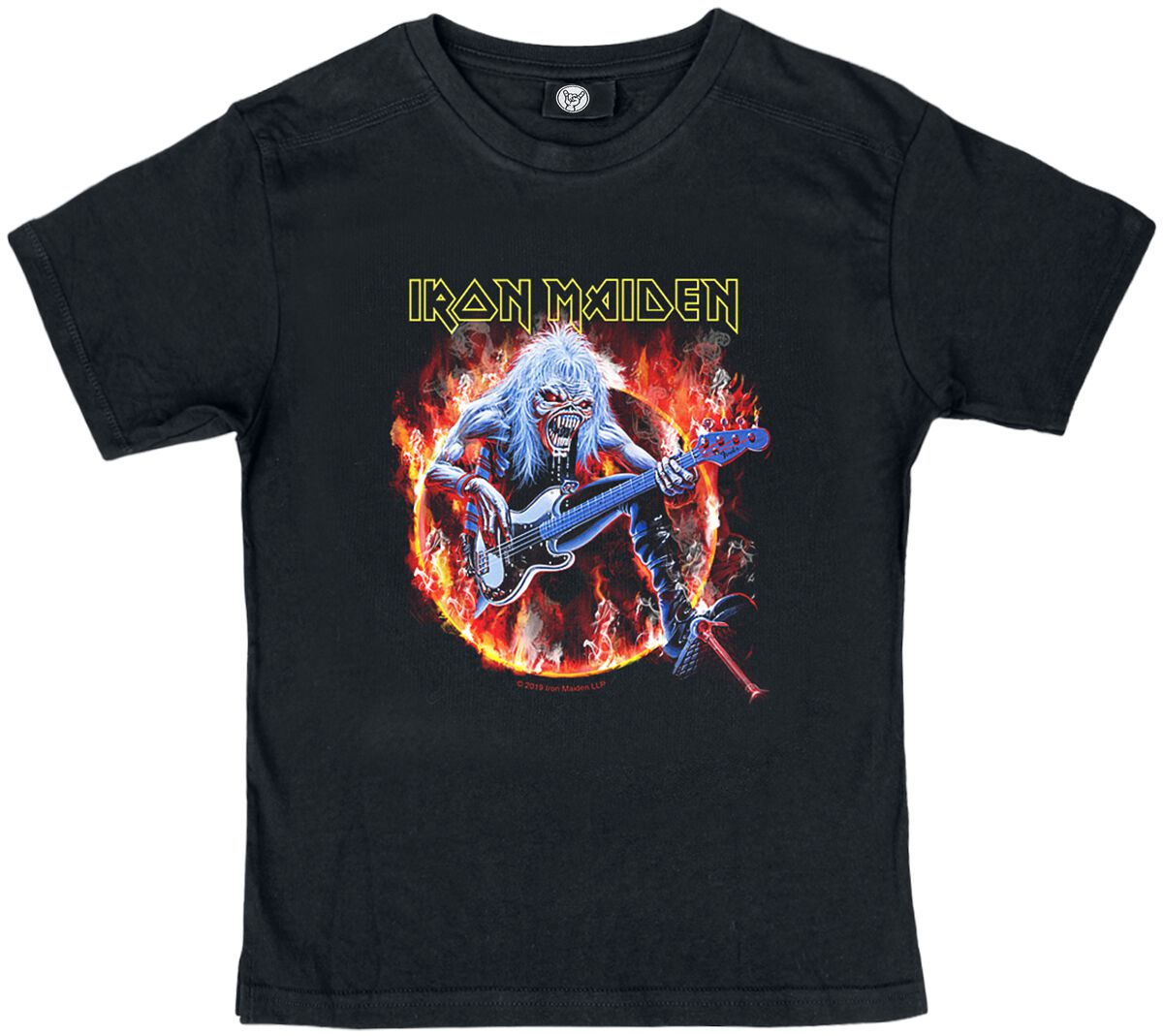 Iron Maiden T-Shirt - Metal-Kids - Fear Live Flame - 92 bis 164 - für Mädchen & Jungen - Größe 164 - schwarz  - Lizenziertes Merchandise! von Iron Maiden