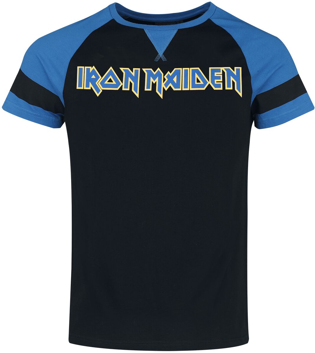 Iron Maiden T-Shirt - S bis L - für Männer - Größe S - schwarz/blau  - EMP exklusives Merchandise! von Iron Maiden