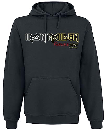 Iron Maiden The Future Past Tour Art 2023 Männer Kapuzenpullover schwarz L von Iron Maiden