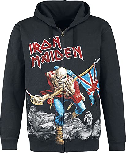 Iron Maiden The Trooper - Battlefield Männer Kapuzenjacke schwarz XXL von Iron Maiden
