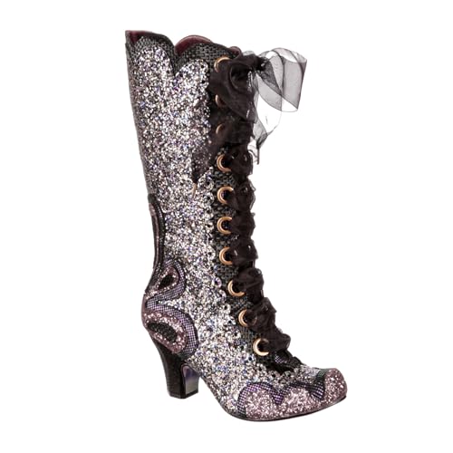 Irregular Choice Damen Gleam Team Mode-Stiefel, Schwarz, 39 EU von Irregular Choice