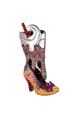 Irregular Choice Damen Kirsche auf der Oberseite Kniehohe Stiefel, Schwarz, 40 EU von Irregular Choice