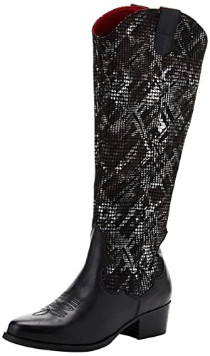 Irregular Choice Damen Knightsbridge Mode-Stiefel, Schwarz, 41 EU von Irregular Choice