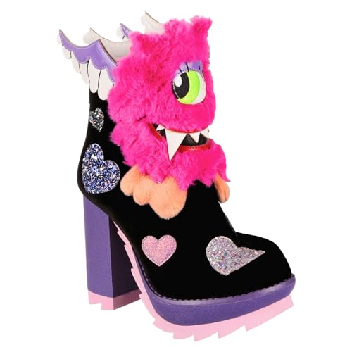 Irregular Choice Damen One Eyed Wonder Mode-Stiefel, Schwarz, 39 EU von Irregular Choice