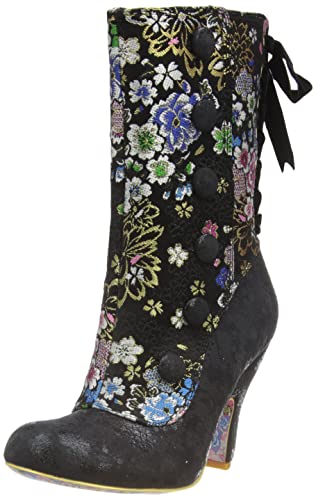 Irregular Choice Damen Reinette Mode-Stiefel, Schwarz, 36 EU von Irregular Choice