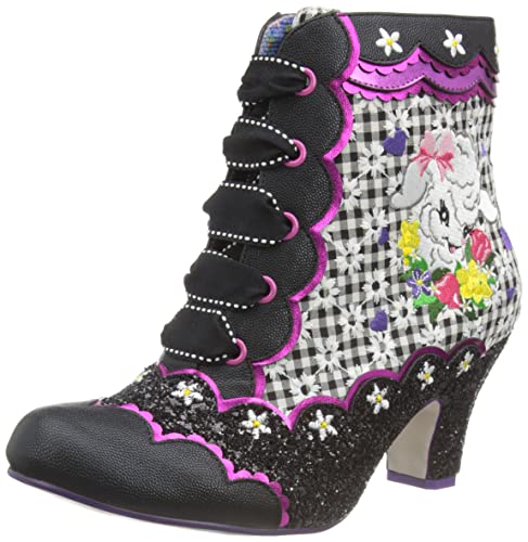 Irregular Choice Damen Springendes Lamm Stiefelette, Schwarz, 41 EU von Irregular Choice