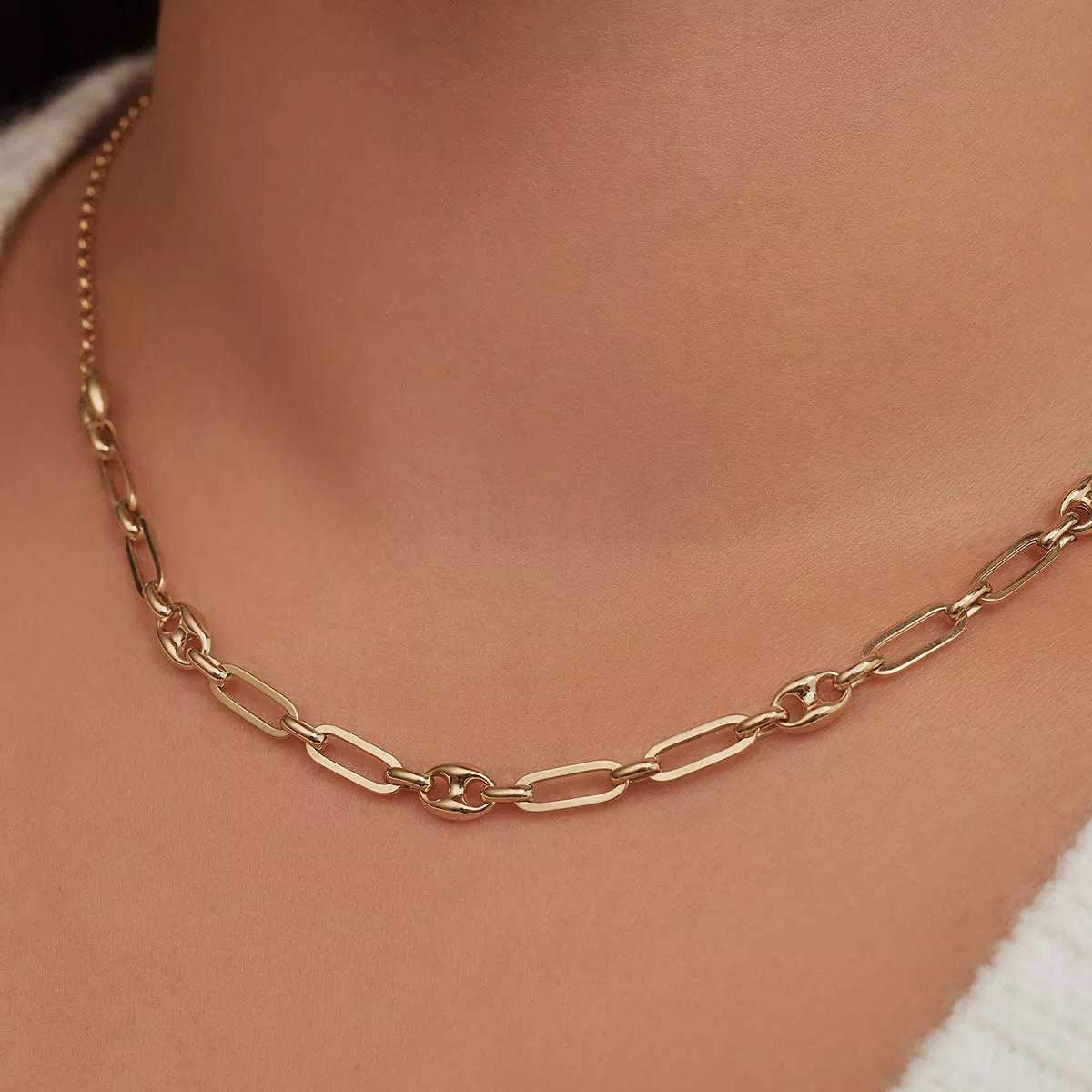 Isabel Bernard Halskette - Aidee Demie 14 karat necklace with chains - Gr. unisize - in Gold - für Damen von Isabel Bernard