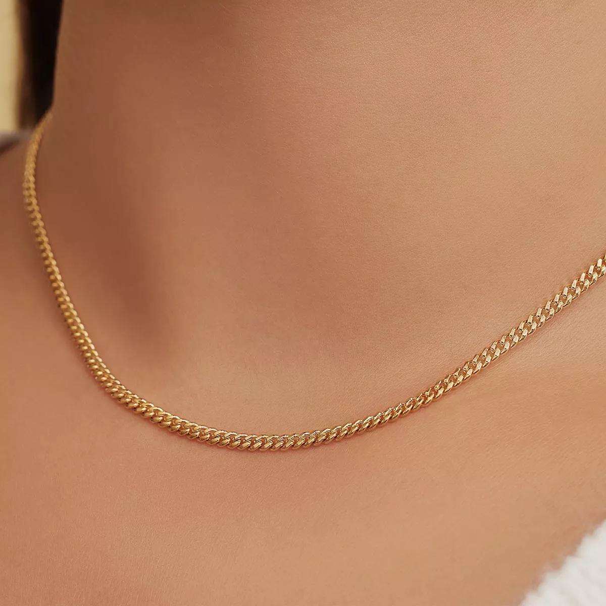 Isabel Bernard Halskette - Aidee Julee 14 karat link necklace - Gr. unisize - in Gold - für Damen von Isabel Bernard