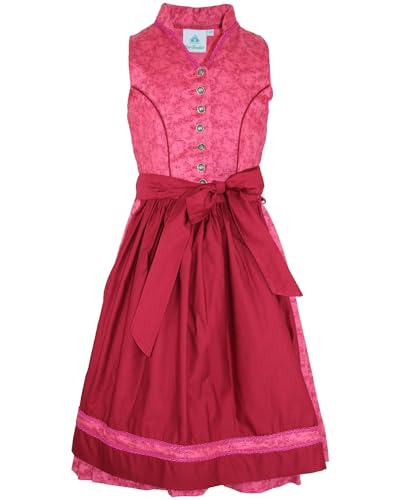 Isar-Trachten Jugend Dirndl Milla 43644 | Rot Rosa 170 von Isar-Trachten