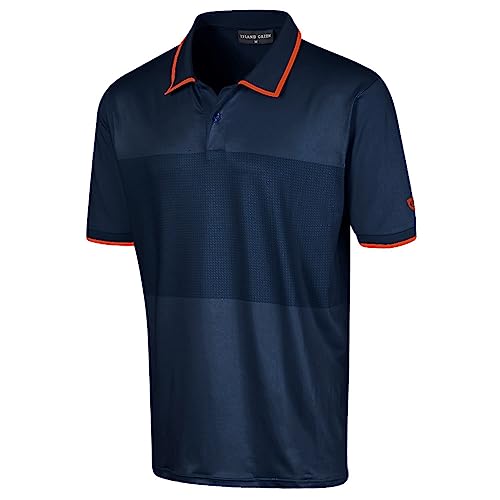 Island GREEN Herren Frühjahr/Sommer Kollektion Golf Shirt, 2210-Marineblau/Dunkelblau, L von Island Green