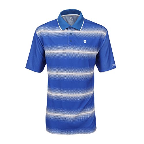 Island Green Hochwertiges Herren Polo Shirt Marke 1465 Marine, Rippkragen, Kontrastpaspel an den Arm-Bündchen, Logo auf der Brust extra Dry Gr. 52 von Island Green