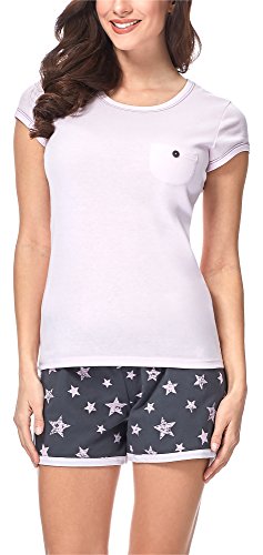 Italian Fashion Schlafanzug Kurz Damen Baumwolle | Pyjama Damen Kurz | Shorty Pyjama | Zweiteiliger Frauen Pyjama Set | Sommer Schlafanzug Frauen | Softes Nachtwäsche Ladies S-XXL Italian Fashion Schlafanzug Kurz Damen Baumwolle | Pyjama Damen Kurz | Shorty Pyjama | Zweiteiliger Frauen Pyjama Set | Sommer Schlafanzug Frauen | Softes Nachtwäsche Ladies S-XXL von Italian Fashion