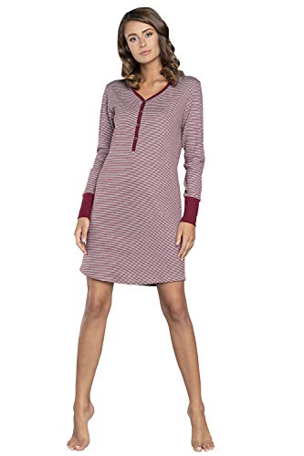 Italian Fashion Damen Schwangerschafts Nachthemd Emilly, blau, XL von Italian Fashion