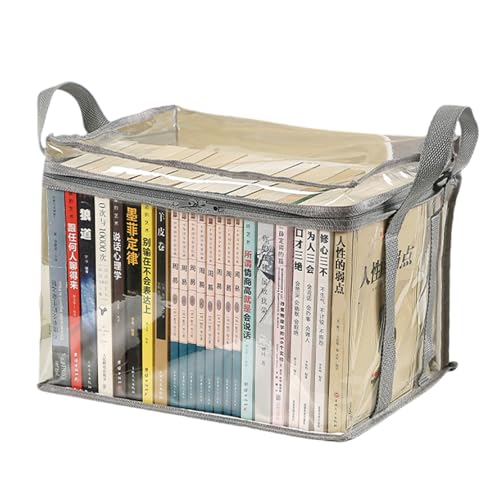Itkcozcg Bürobedarf, faltbare Bücher-Box, wasserdicht, Spielzeugbox, Bücher, Organizer, transparente Kleideraufbewahrungstasche für Schlafsaal, Haushalt, grau, Size reference picture, Bürobedarf Itkcozcg Bürobedarf, faltbare Bücher-Box, wasserdicht, Spielzeugbox, Bücher, Organizer, transparente Kleideraufbewahrungstasche für Schlafsaal, Haushalt, grau, Size reference picture, Bürobedarf von Itkcozcg