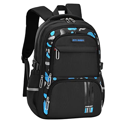 IvyH Schulrucksack Jungen,Bleiben Sie Bequem und Sicher mit Unserem Atmungsaktiven Rucksack Jungen-mit Rutschfestem Brustgurt,Reflektierendem Streifen von IvyH