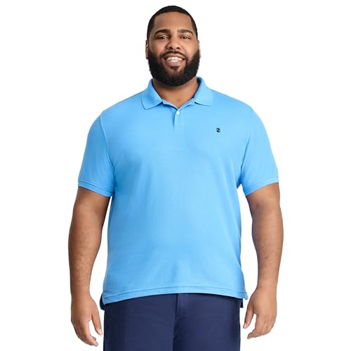 IZOD Herren Big and Tall Advantage Performance Poloshirt, kurzärmelig Shirt, Blue Revival, XX-Large Hoch von Izod