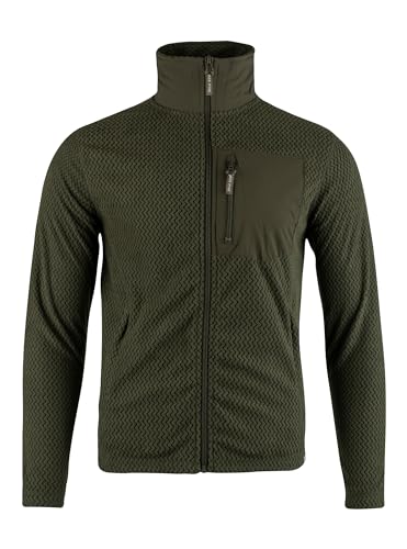 JACK PYKE Leichte Herren-Fleecejacke, langärmeliges Fleece-Oberteil mit Kontrastkragen, Ellenbogen-Patches & Reißverschlusstaschen, ideal zum Wandern, Jagen & Landkleidung, Dunkeloliv, Größe S-3XL JACK PYKE Leichte Herren-Fleecejacke, langärmeliges Fleece-Oberteil mit Kontrastkragen, Ellenbogen-Patches & Reißverschlusstaschen, ideal zum Wandern, Jagen & Landkleidung, Dunkeloliv, Größe S-3XL von JACK PYKE