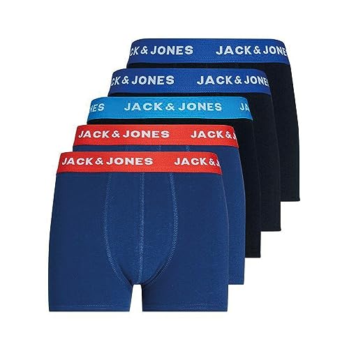 Jack & Jones Lee Trunk Boxershorts Jungen (5-pack) - 128 von JACK & JONES