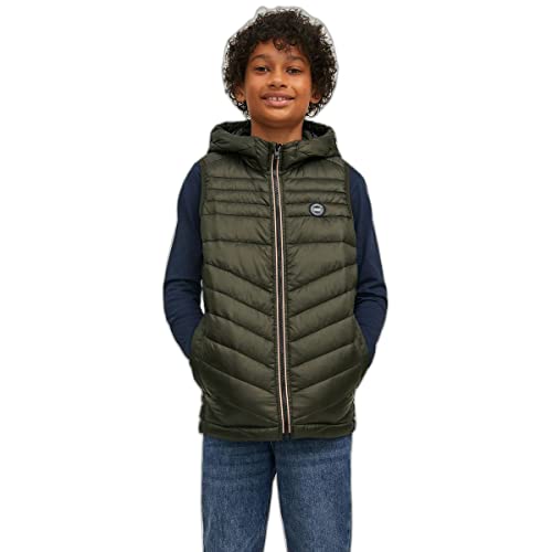 JACK & JONES Jungen Jjehero Bodywarmer Hood Sn Jnr Weste, Navy Blazer, 152 von JACK & JONES