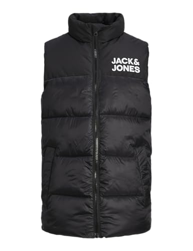 JACK&JONES JUNIOR Jungen JJETOBY Bodywarmer Collar SN MNI Weste, Black/Detail:White Jack & Jones Logo ON Chest, 128 JACK&JONES JUNIOR Jungen JJETOBY Bodywarmer Collar SN MNI Weste, Black/Detail:White Jack & Jones Logo ON Chest, 128 von JACK&JONES JUNIOR